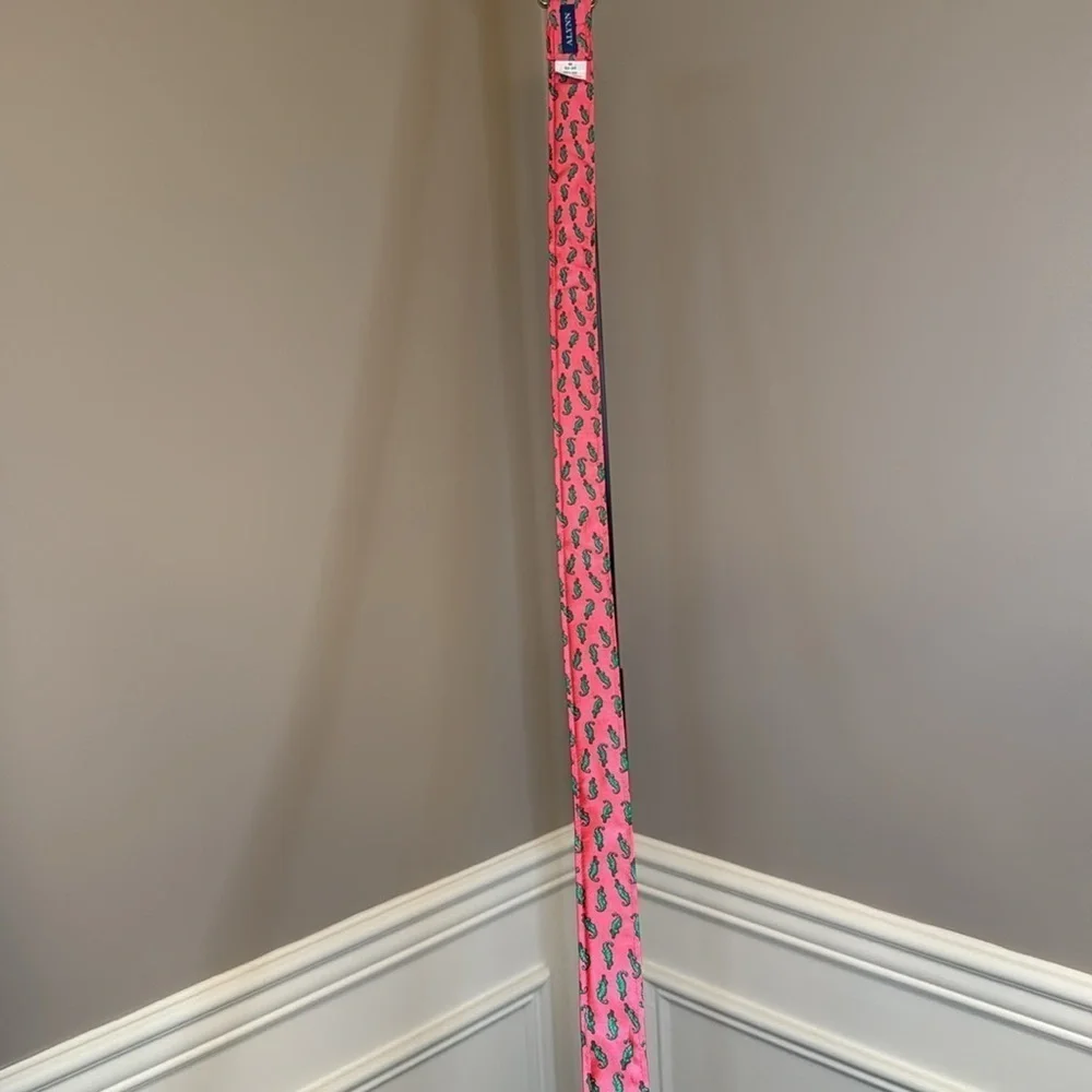Alynn silk pink crocodile belt size medium or 32 to 34
